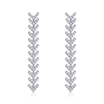 Fancy Fishbone Earrings